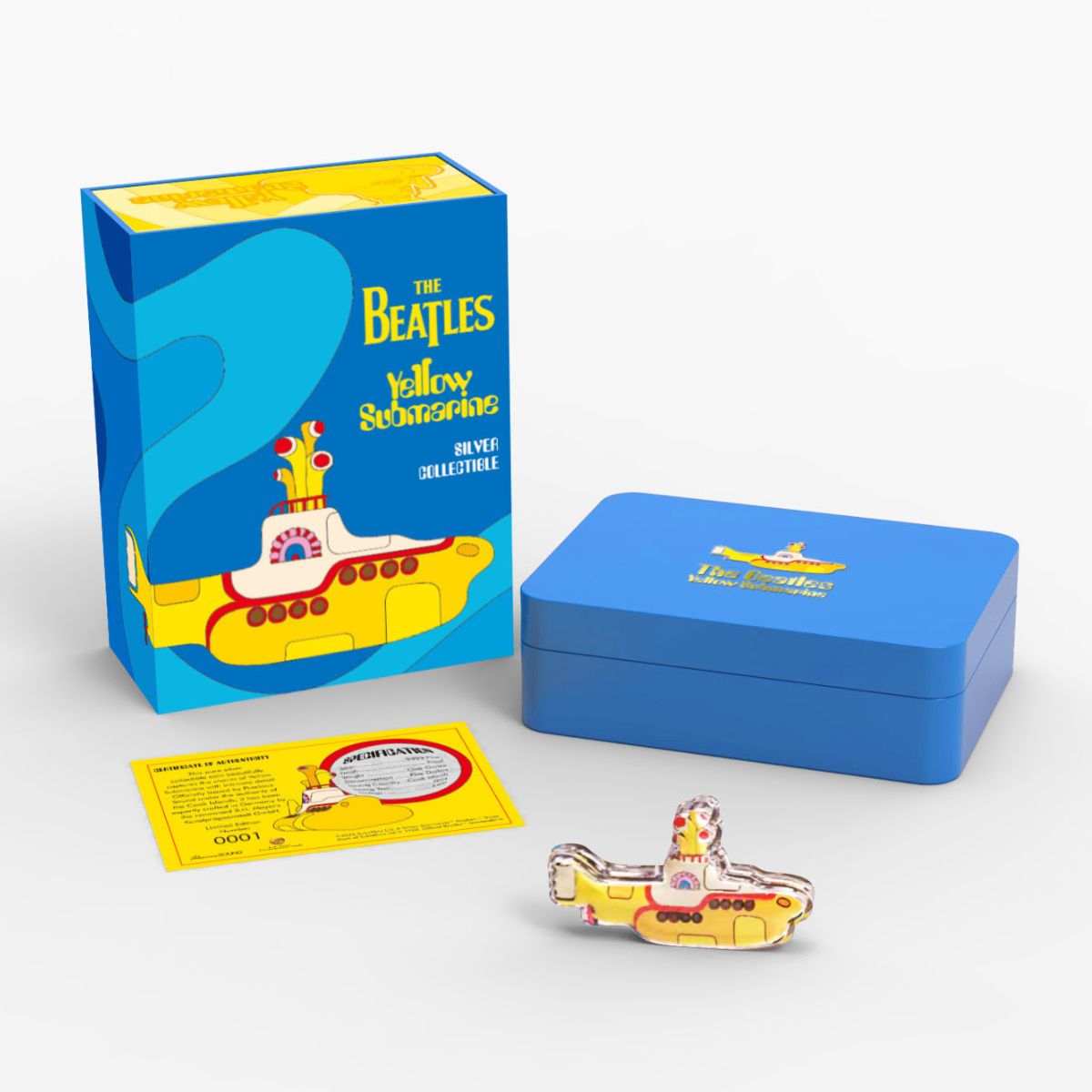 Beatles Yellow Submarine 2025 $5 Silver Proof Coin