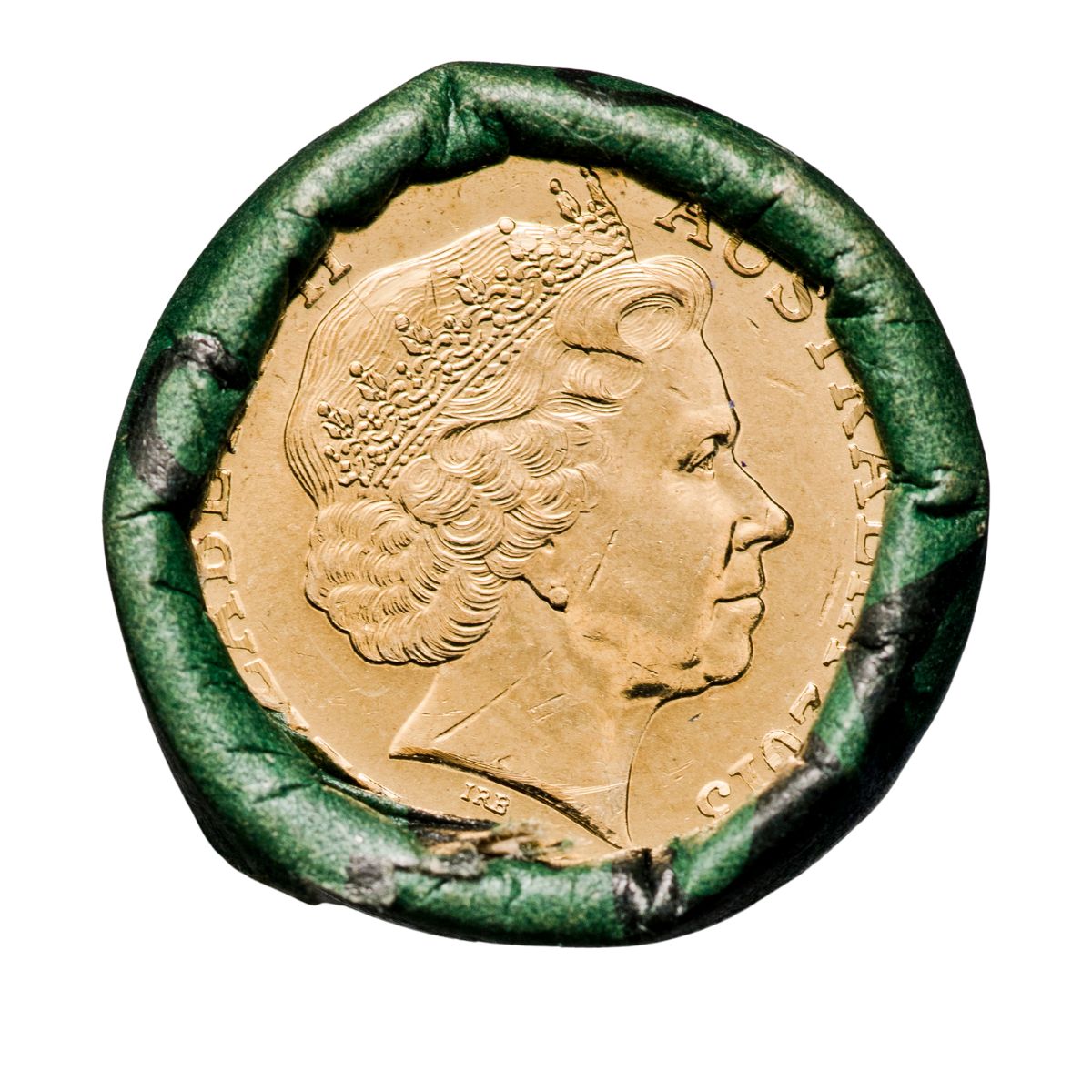 Australia Elizabeth II Coronation 60th Anniversary 2013 $2 Aluminium-Bronze Uncirculated 25-Coin Chubb Roll