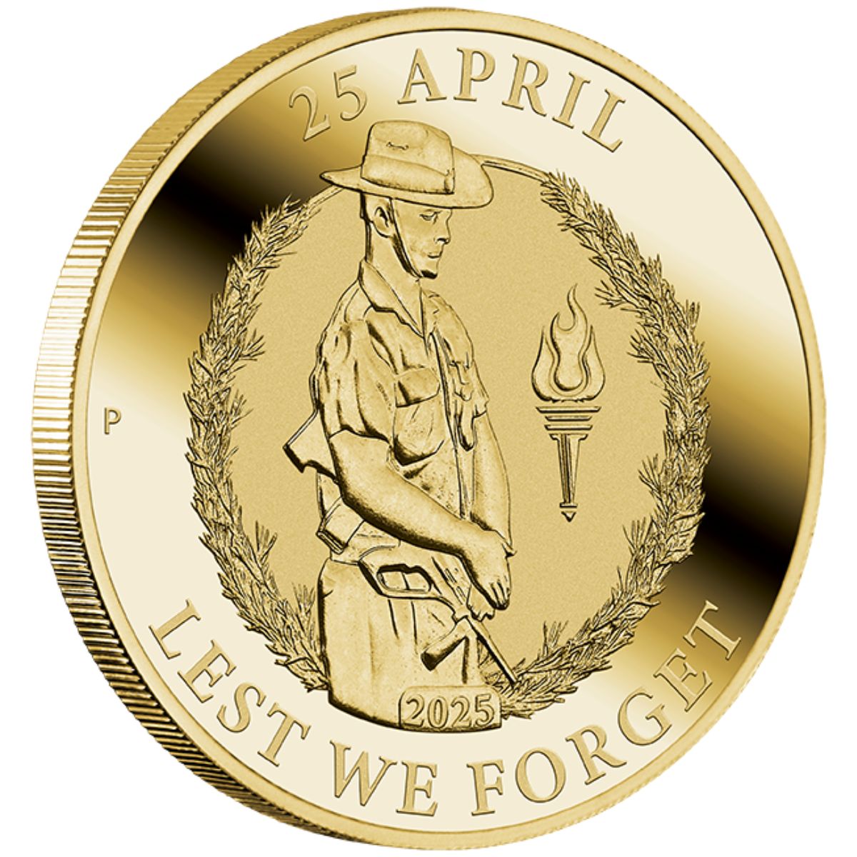 ANZAC Day 2025 $1 Stamp & Coin Cover
