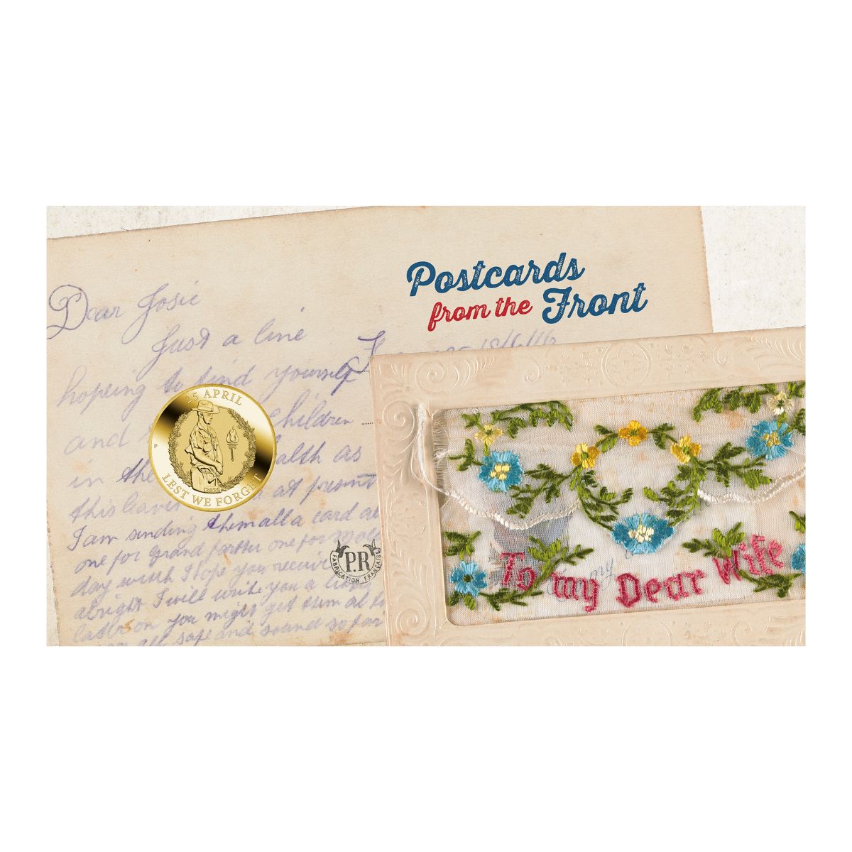 ANZAC Day 2025 $1 Stamp & Coin Cover