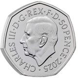 Great Britain 80th Anniversary of VE Day 2025 50p Brilliant Uncirculated Coin