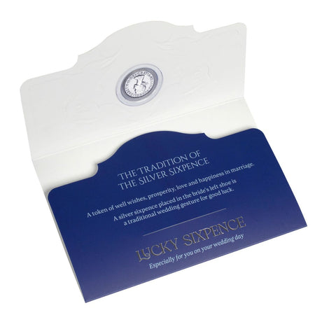Wedding Lucky Silver Sixpence