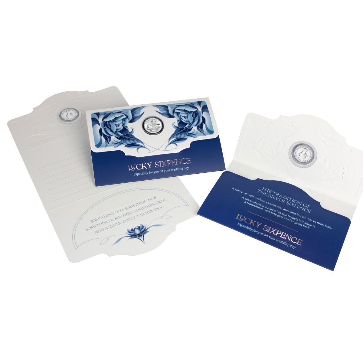 Wedding Lucky Silver Sixpence