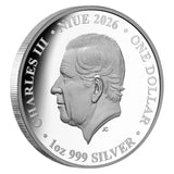 Mammals of Australia 2026 $1 Red Kangaroo 1oz Silver Proof Coin