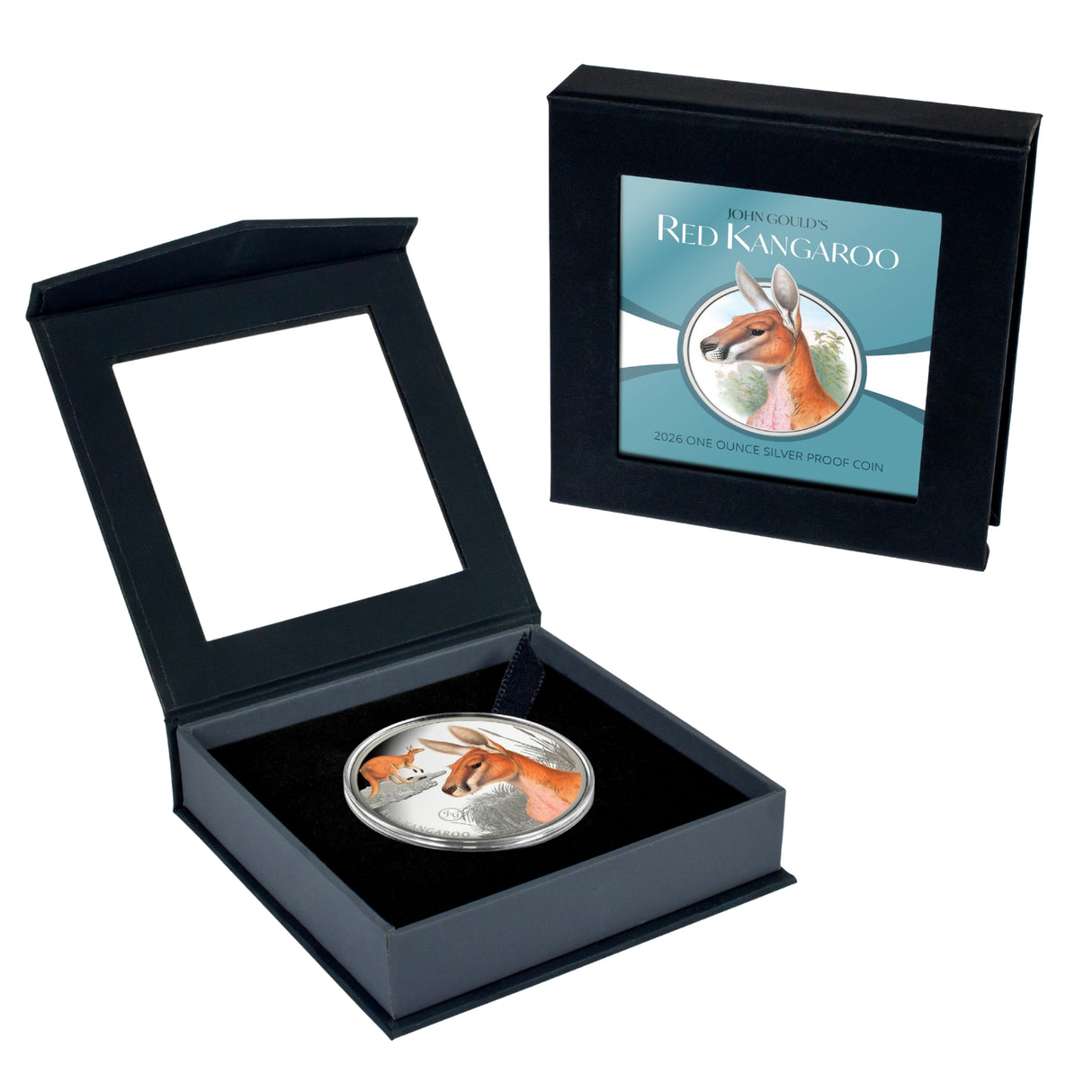 Mammals of Australia 2026 $1 Red Kangaroo 1oz Silver Proof Coin