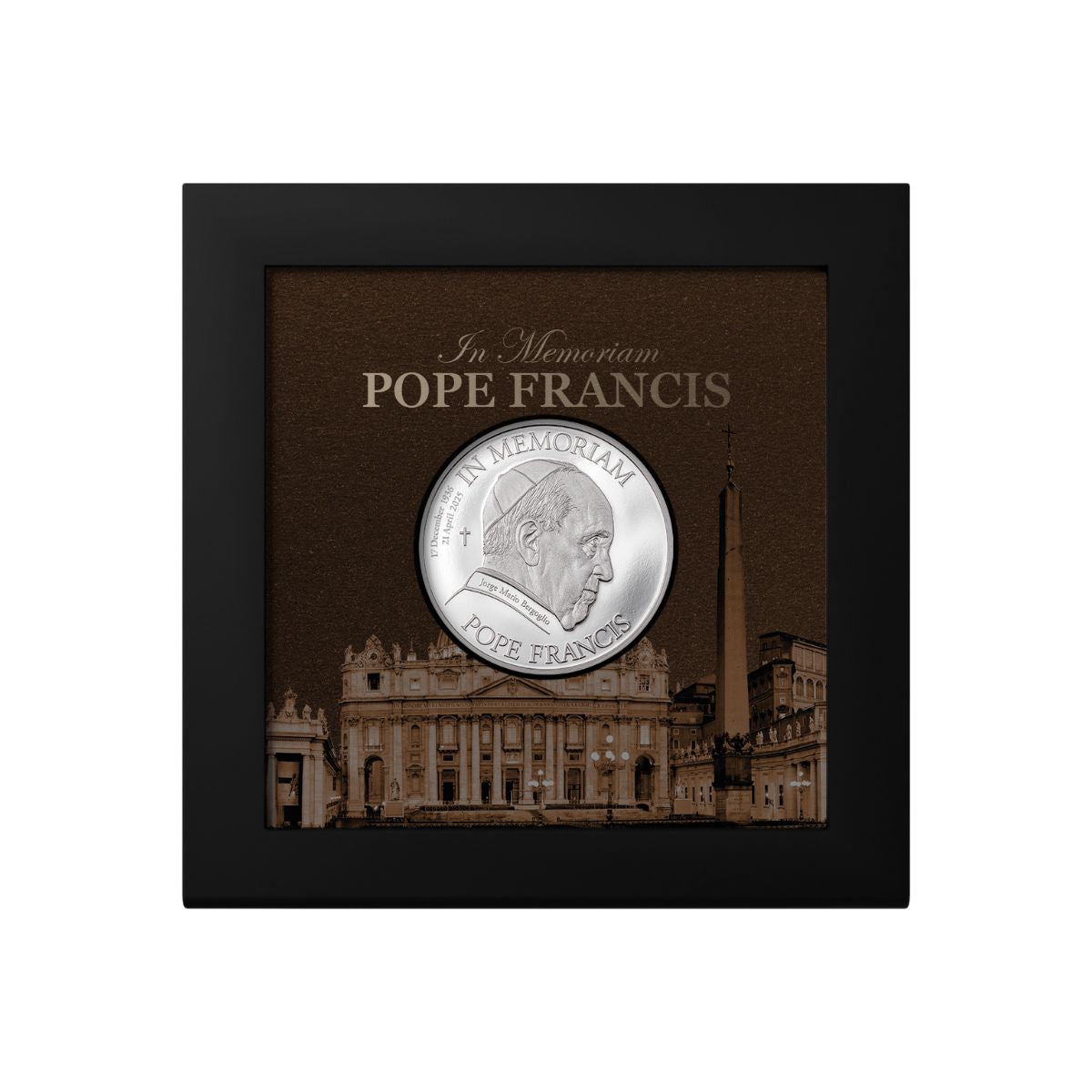 In Memoriam Pope Francis 2025 $5 1oz Silver Proof Coin