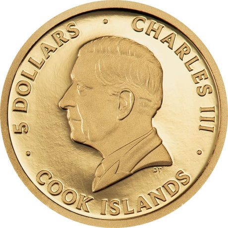 In Memoriam Pope Francis 2025 $5 0.5g Gold Proof Coin