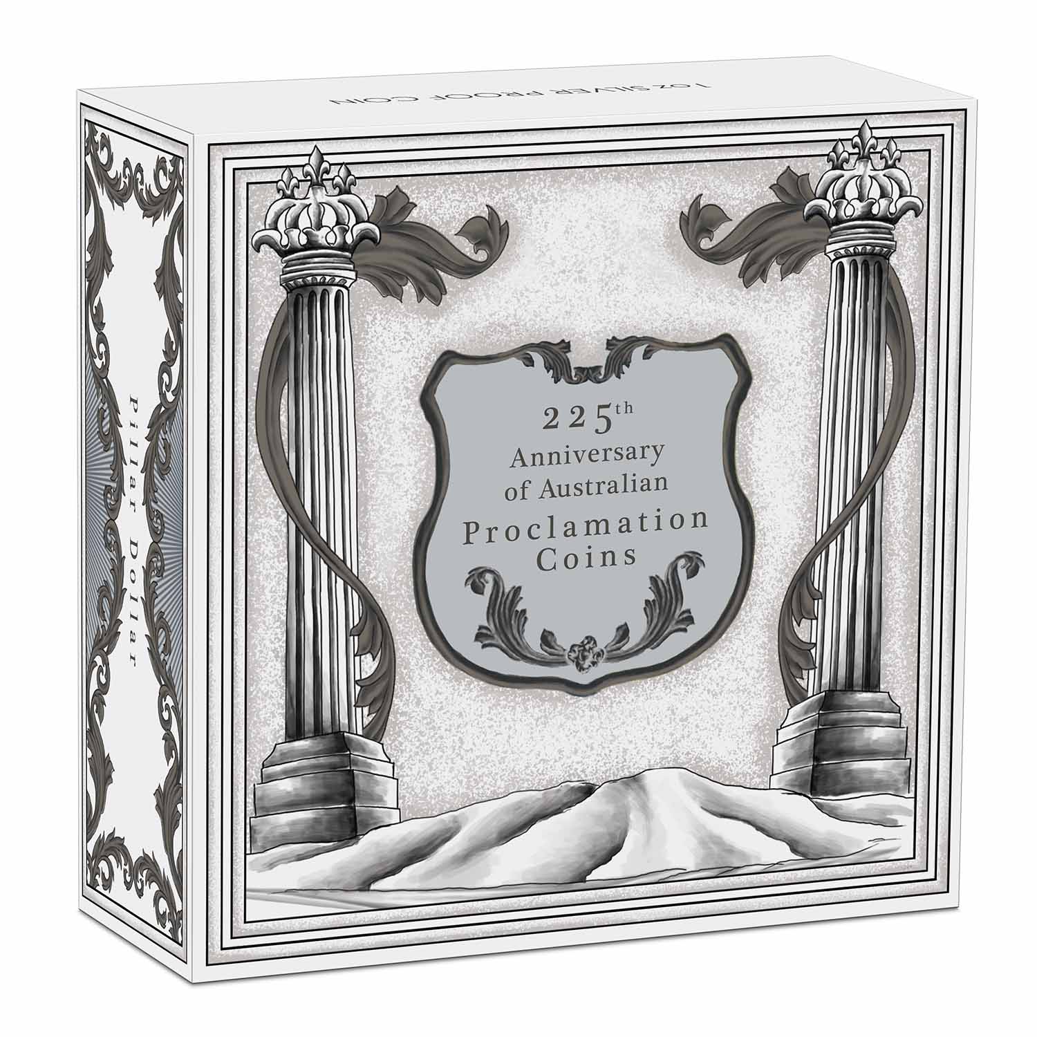 Australia Proclamation 225th Anniversary 2025 $1 Pillar Dollar 1oz