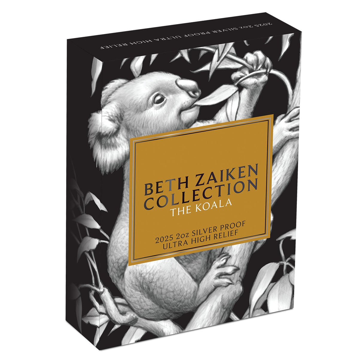 Australia Beth Zaiken Collection 2025 $2 Koala Ultra High Relief 2oz Silver Proof Coin