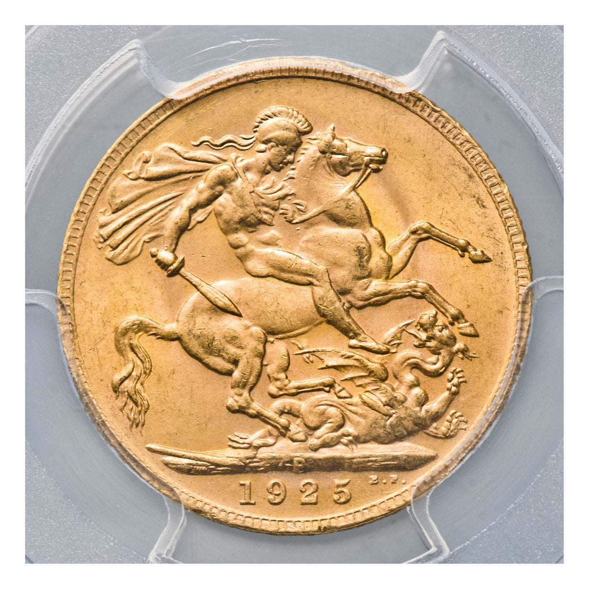 George V 1925P Gold Sovereign PCGS MS63 (Choice Uncirculated)
