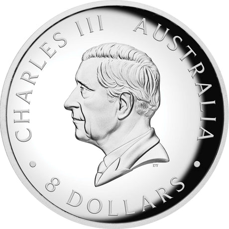 Australia Swan 2025 $8 High Relief 5oz Silver Proof Coin