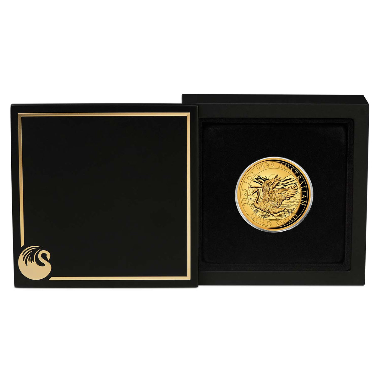 Australia Swan 2025 $100 High Relief 1oz Gold Proof Coin
