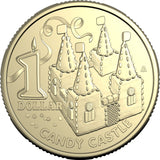 Australia Candy Castle Birthday Cake 2025 $1 Aluminium-Bronze Uncirculated Coin