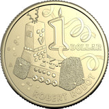 Australia Robert Robot Birthday Cake 2025 $1 Aluminium-Bronze Uncirculated Coin