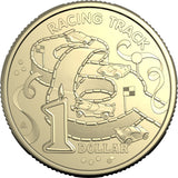 Australia Racing Track Birthday Cake 2025 $1 Aluminium-Bronze Uncirculated Coin