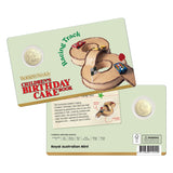 Australia Racing Track Birthday Cake 2025 $1 Aluminium-Bronze Uncirculated Coin
