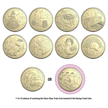 Australia Women's Weekly Birthday Cake 2025 $1 Aluminium-Bronze Uncirculated 10-Coin Collection