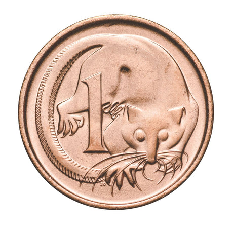 Australia 1978 1c Bronze Uncirculated 50-Coin Heads/Tails RAM Mint Roll