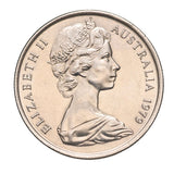 Australia 1979 5c Cupro-Nickel Uncirculated 40-Coin Heads/Tails RAM Mint Roll