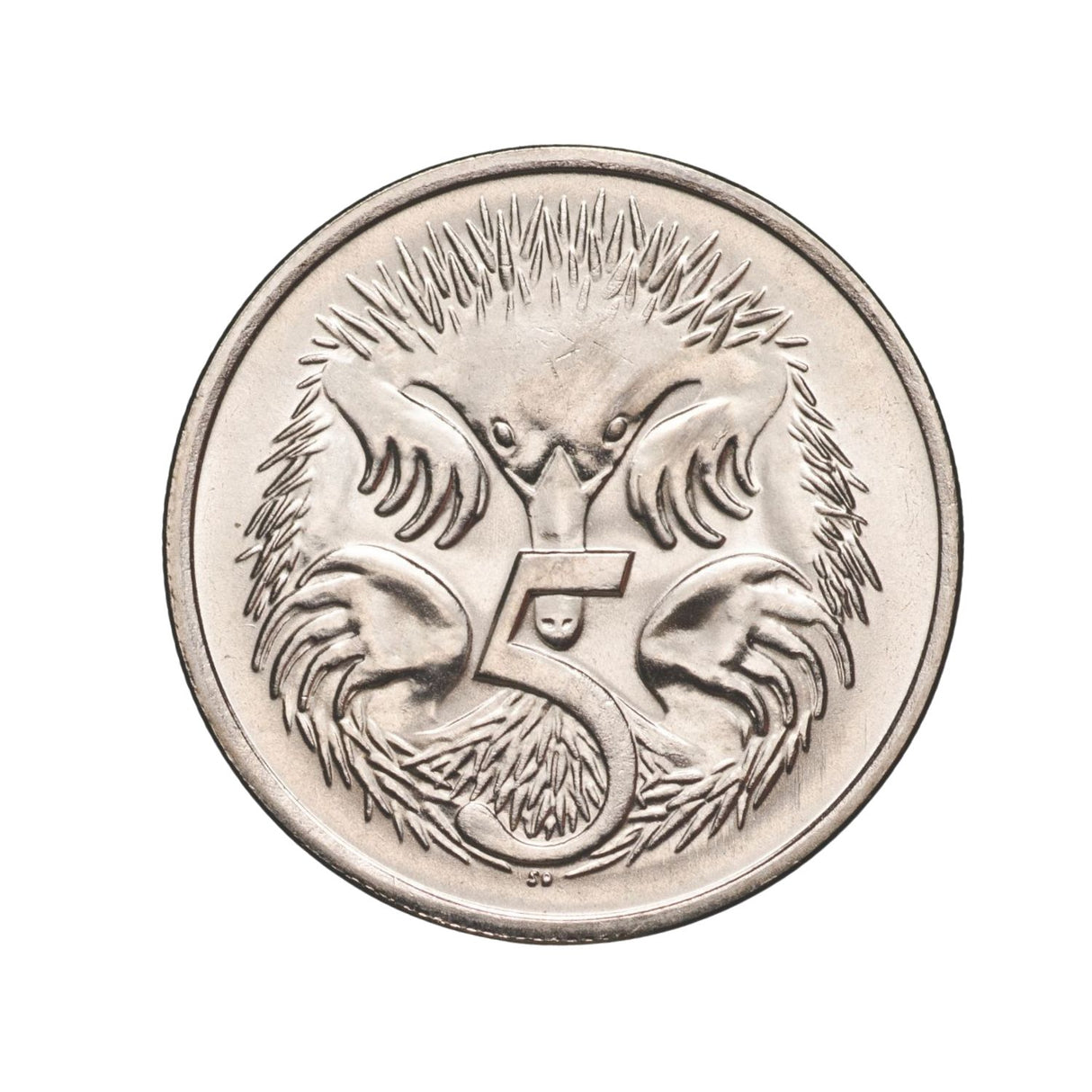 Australia 1982 5c Cupro-Nickel Uncirculated 40-Coin Heads/Tails RAM Mint Roll