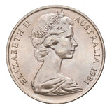 Australia 1981 10c Cupro-Nickel Uncirculated 40-Coin Heads/Tails RAM Mint Roll