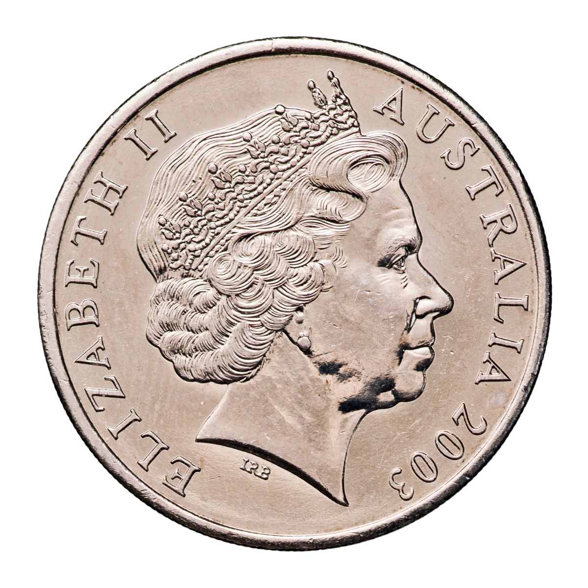 Australia 2003 20c Australian Volunteer 20-Coin Heads/Tails Mint Roll (20 BU Coins)