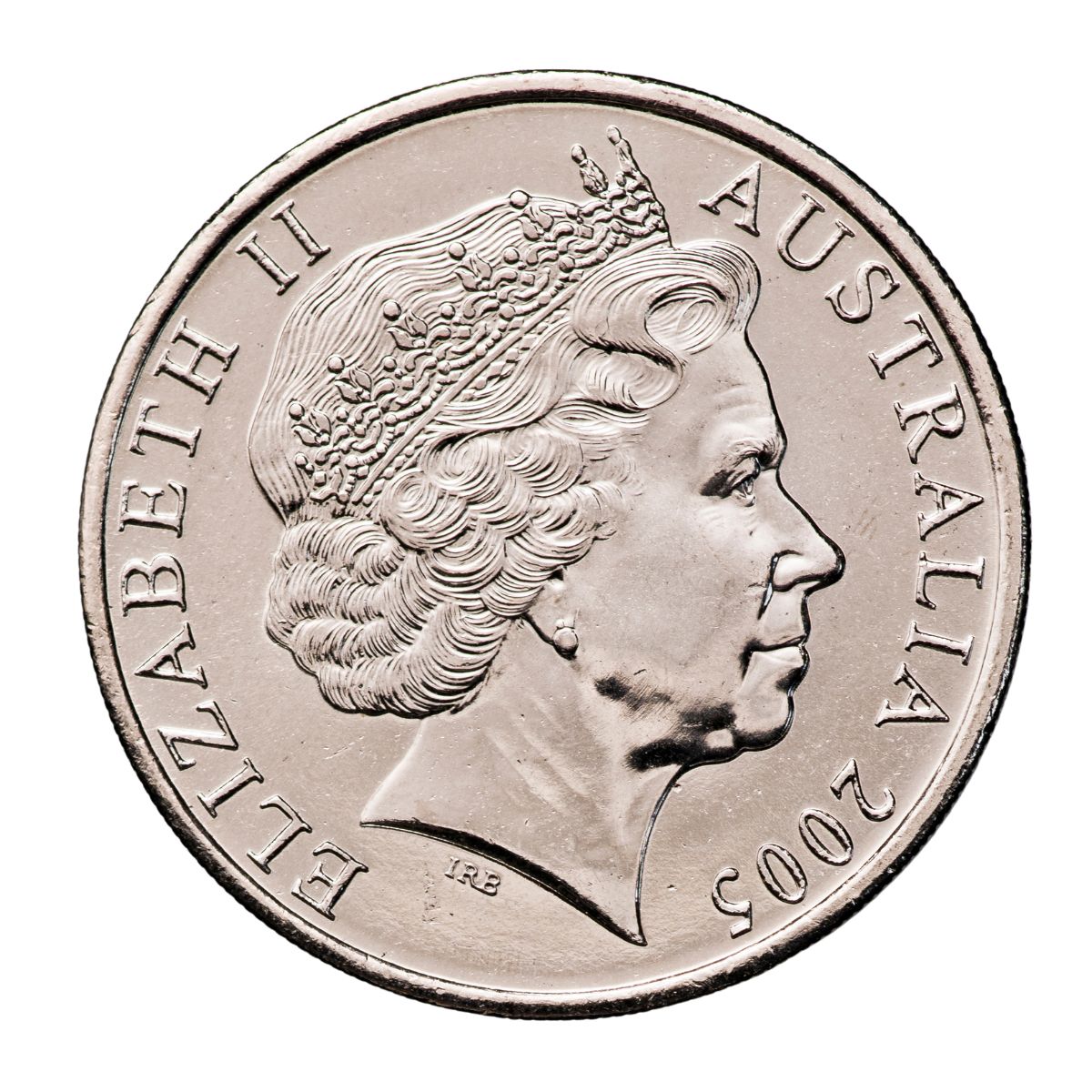 Australia 2005 20c Cupro-Nickel Uncirculated 20-Coin Heads/Tails Mint Roll