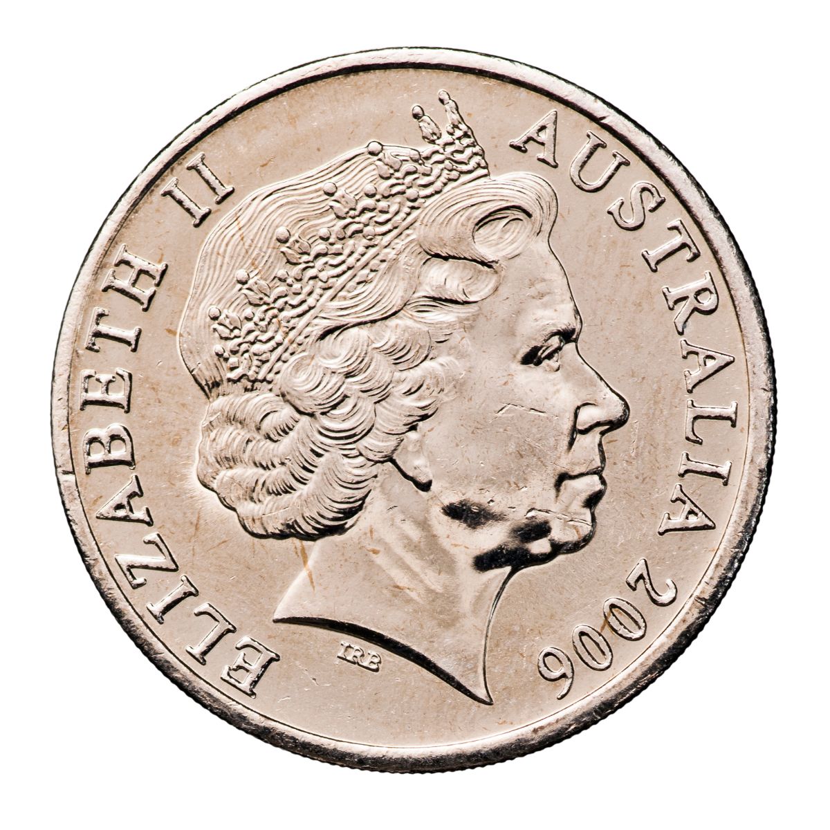 Australia 2006 20c Cupro-Nickel Uncirculated 20-Coin Heads/Tails Mint Roll