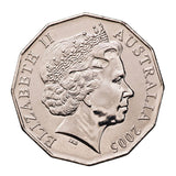 Australia Commonwealth Games 2005 50c Student Design Cupro-Nickel Uncirculated 20-Coin Heads/Tails Mint Roll