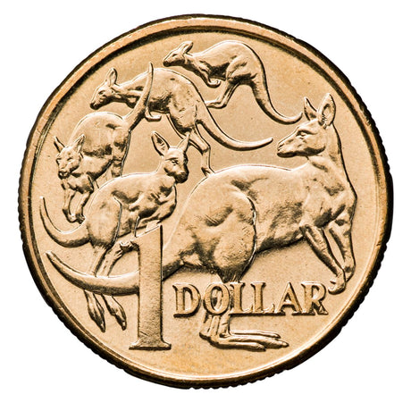 Australia 2004 $1 Aluminium-Bronze Uncirculated 20-Coin Heads/Tails Mint Roll