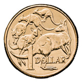 Australia 2013 $1 Aluminium-Bronze Uncirculated 20-Coin Heads/Tails RAM Mint Bag