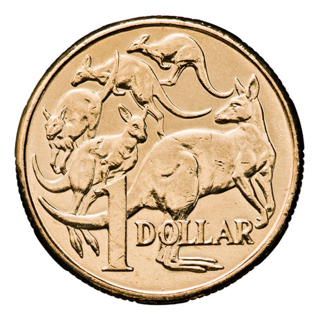 Australia 2013 $1 Aluminium-Bronze Uncirculated 20-Coin Heads/Tails RAM Mint Bag