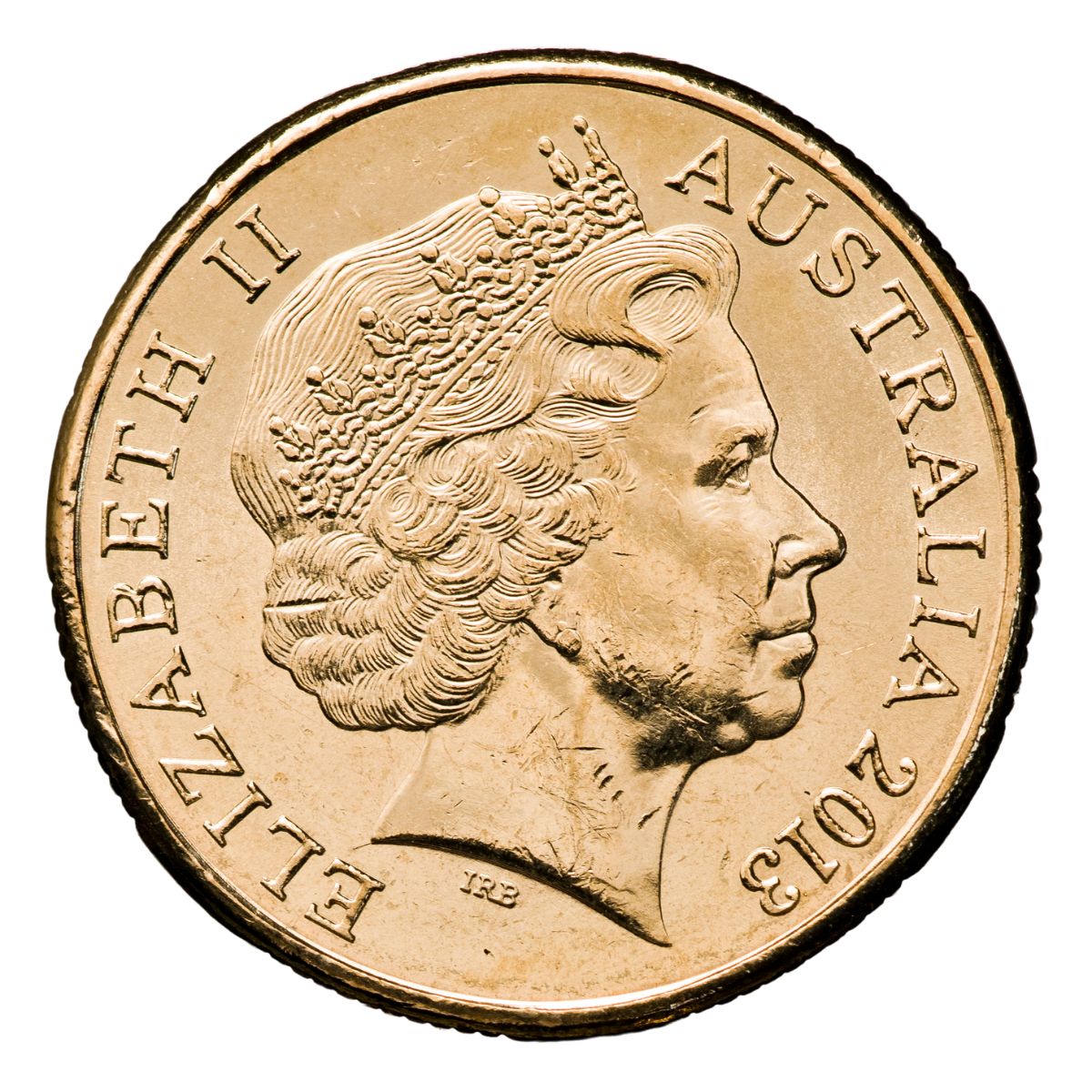 Australia 2013 $1 Aluminium-Bronze Uncirculated 20-Coin Heads/Tails RAM Mint Bag