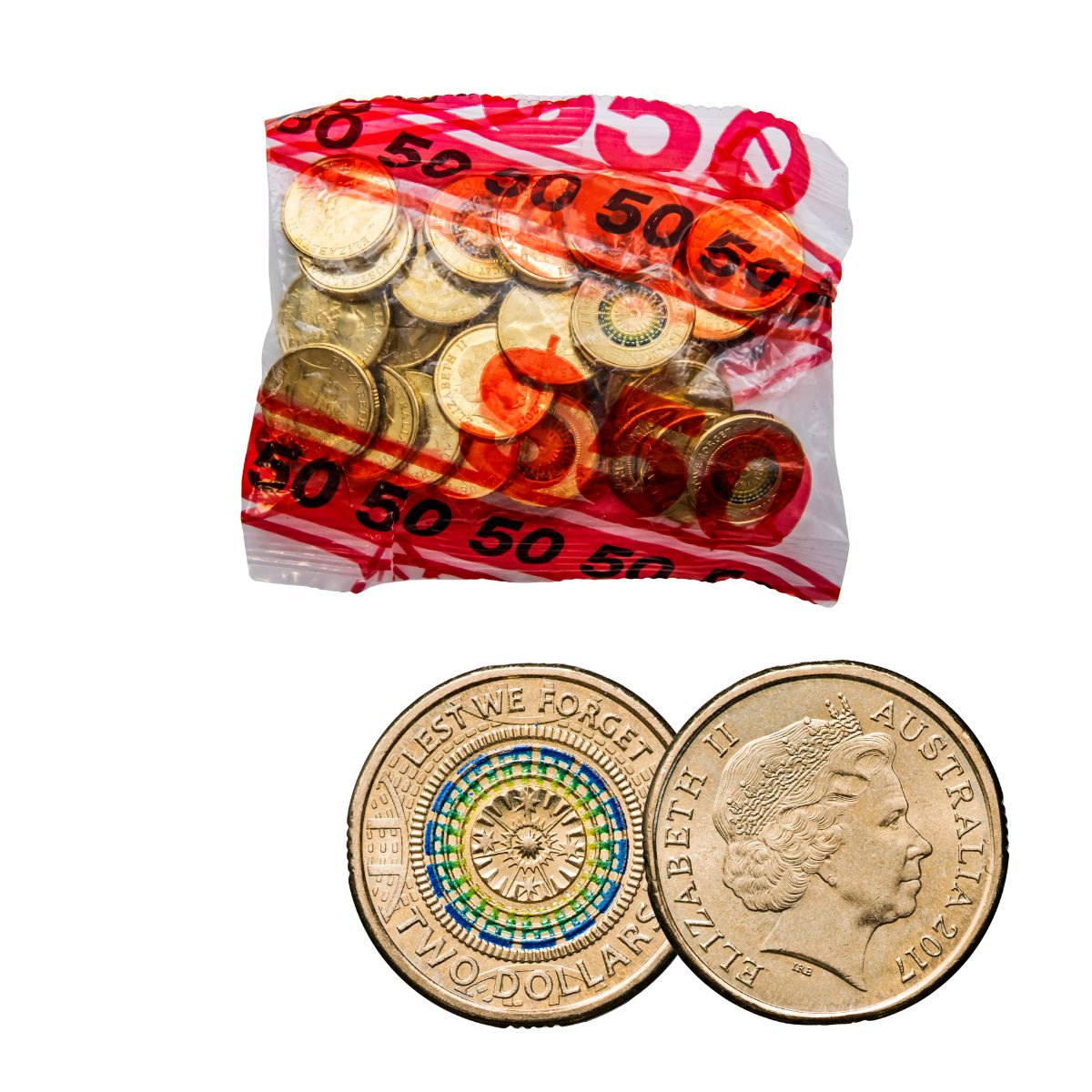 Australia Lest We Forget 2017 $2 Aluminium-Bronze Uncirculated 25