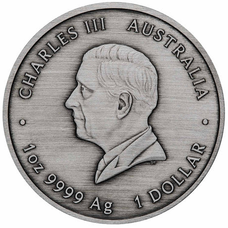 Australia Proclamation 225th Anniversary 2025 $1 Pillar Dollar 1oz Silver Antique Coin
