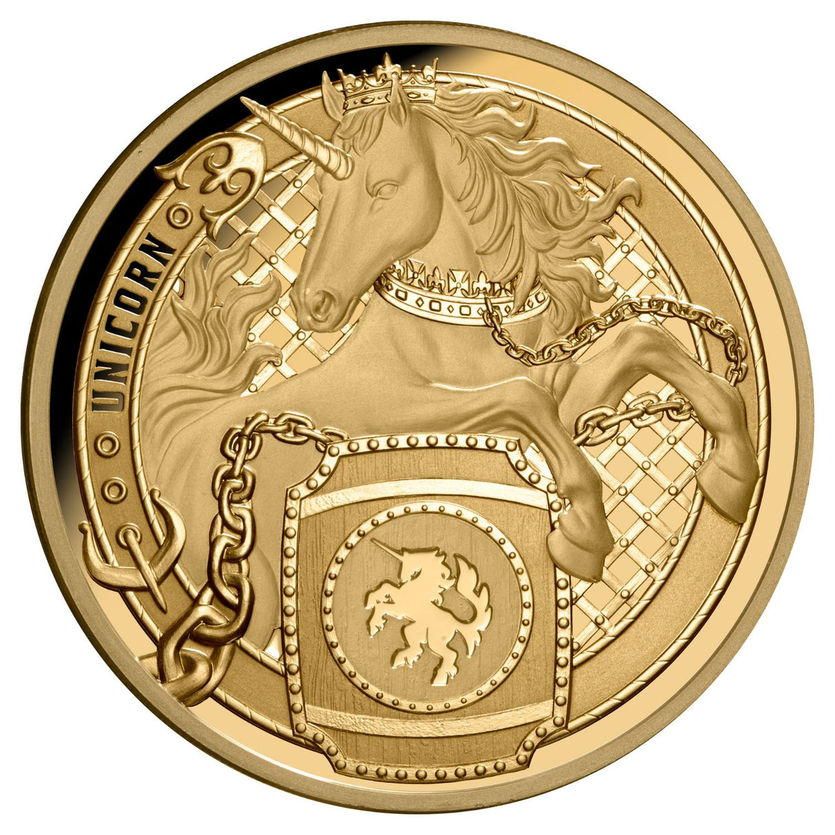 Heraldic Beasts 2026 $100 Unicorn 1oz Gold Proof Coin