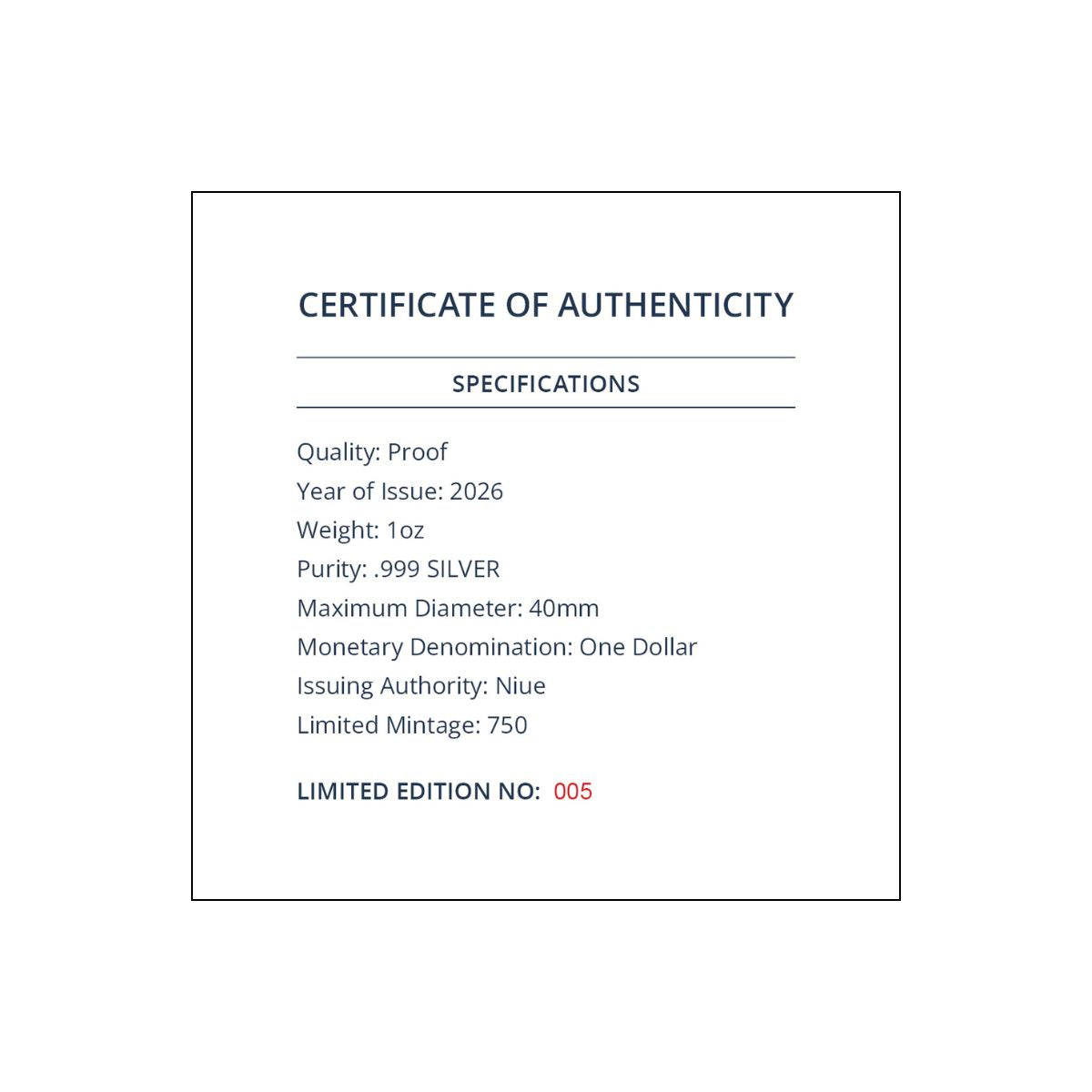 Birds of Australia 2026 $1 Pale-Headed Rosella 1oz Silver Proof Coin