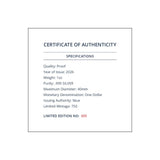 Birds of Australia 2026 $1 Pale-Headed Rosella 1oz Silver Proof Coin