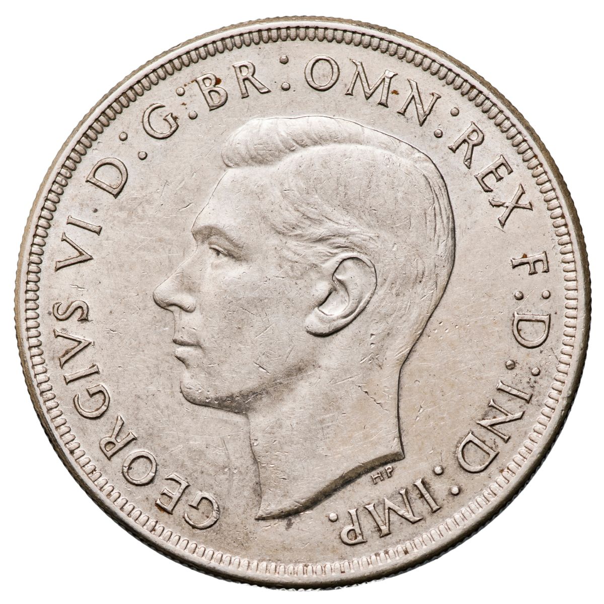 Australia George VI 1937 Crown Dot Variety Extremely Fine-about Uncirculated