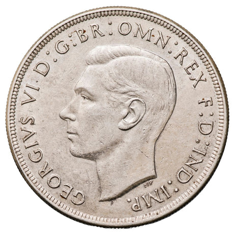 Australia George VI 1937 Crown Dot Variety Extremely Fine-about Uncirculated