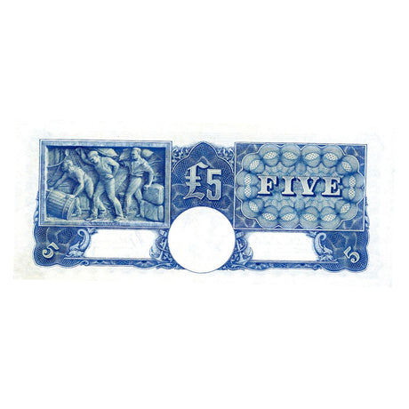 Australia George V 1933 £5 R44b Riddle/Sheehan Legal Tender White Face Extremely Fine Banknote