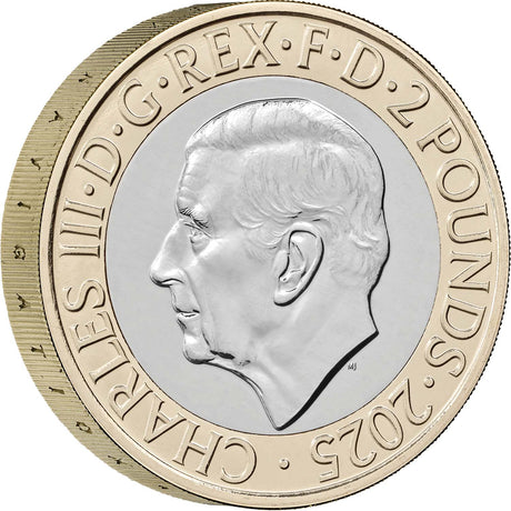 Great Britain 350th Anniversary of the Royal Observatory 2025 £2 Bimetal Brilliant Uncirculated Coin