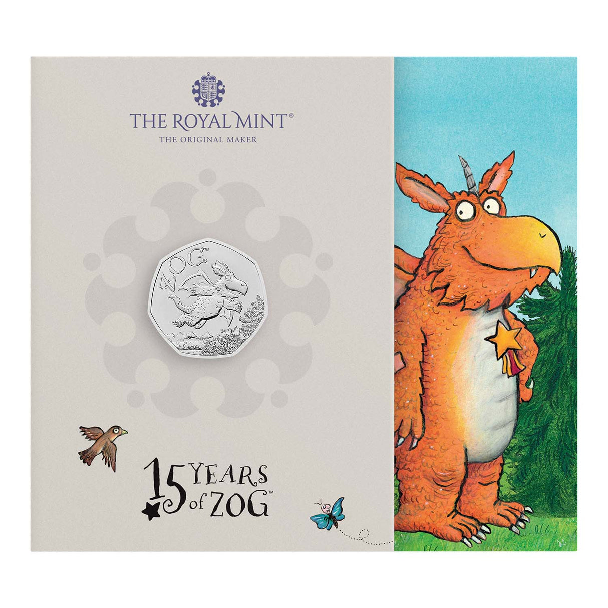 Great Britain Zog 2025 50p Brilliant Uncirculated Coin