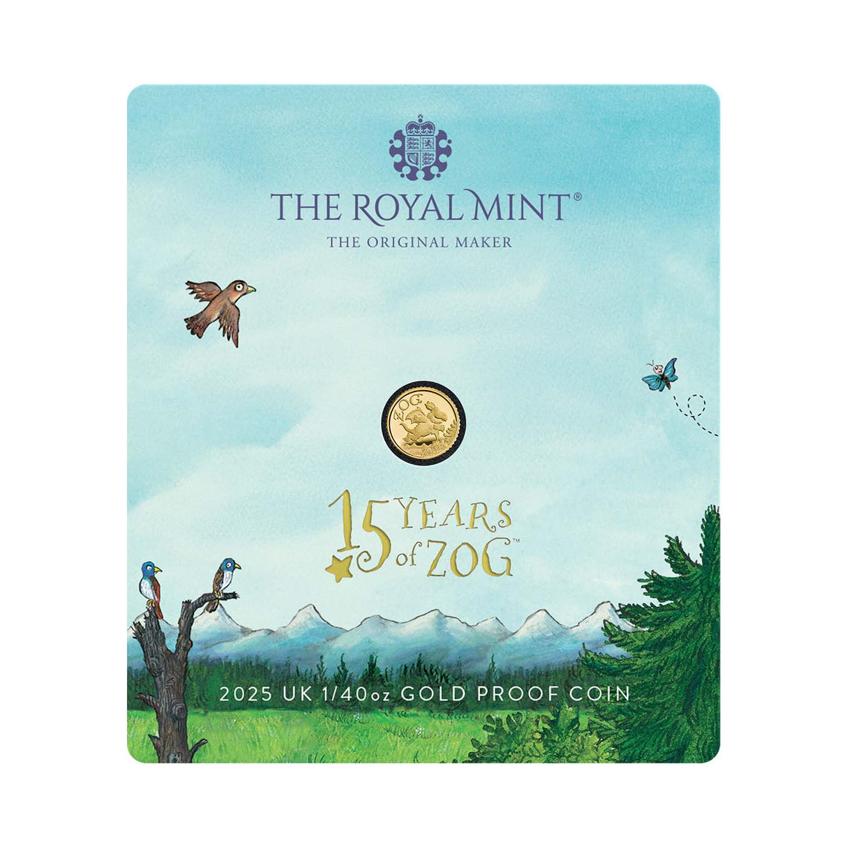 Great Britain Zog 2025 50p 1/40oz Gold Proof Coin