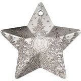 Winter Forest Star 2025 $5 Rhodium-plated 1oz Silver Coin