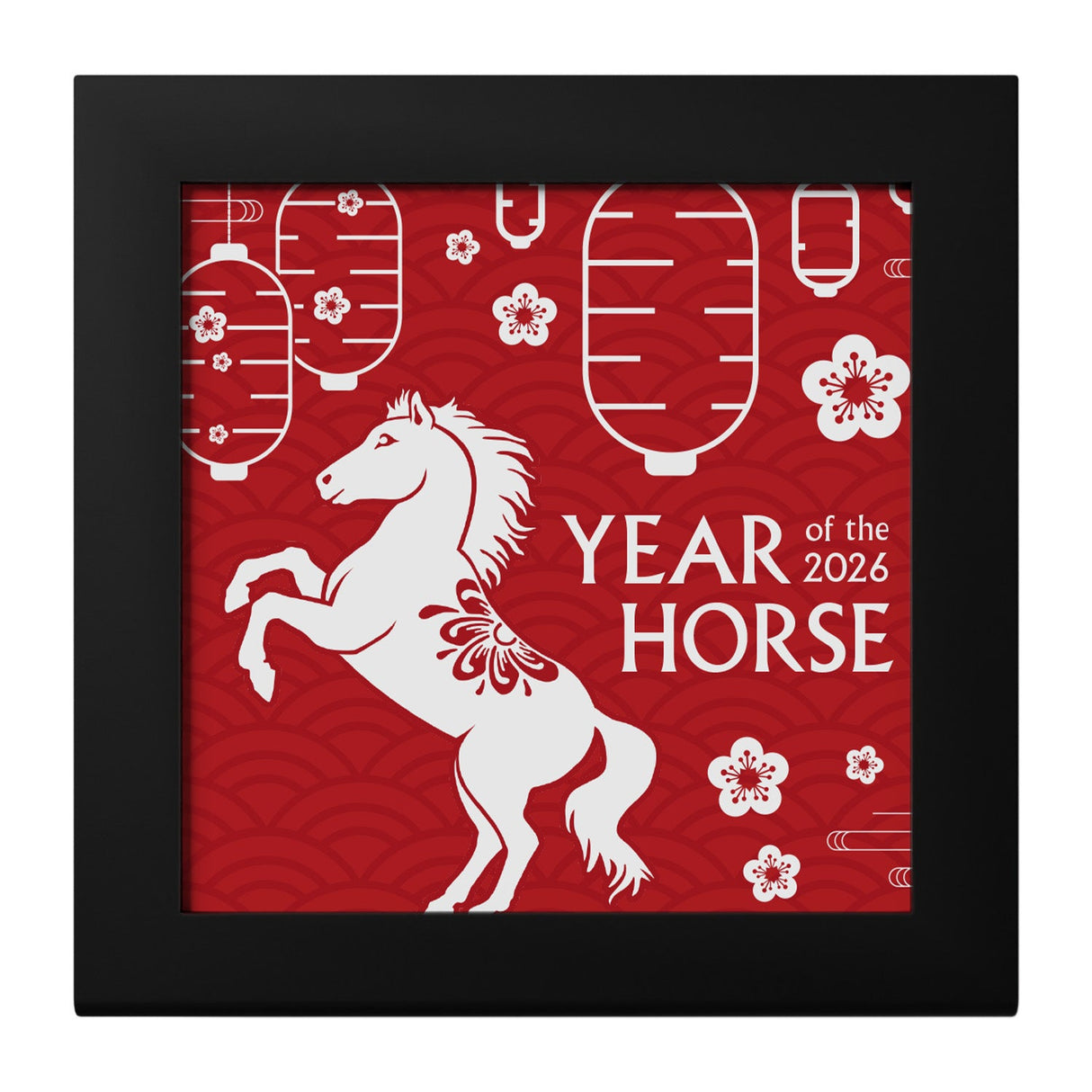 Lunar Year of the Horse 2026 1000T Wild Horse Ultra High Relief 1oz Silver Antique Coin