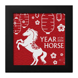 Lunar Year of the Horse 2026 1000T Wild Horse Ultra High Relief 1oz Silver Antique Coin