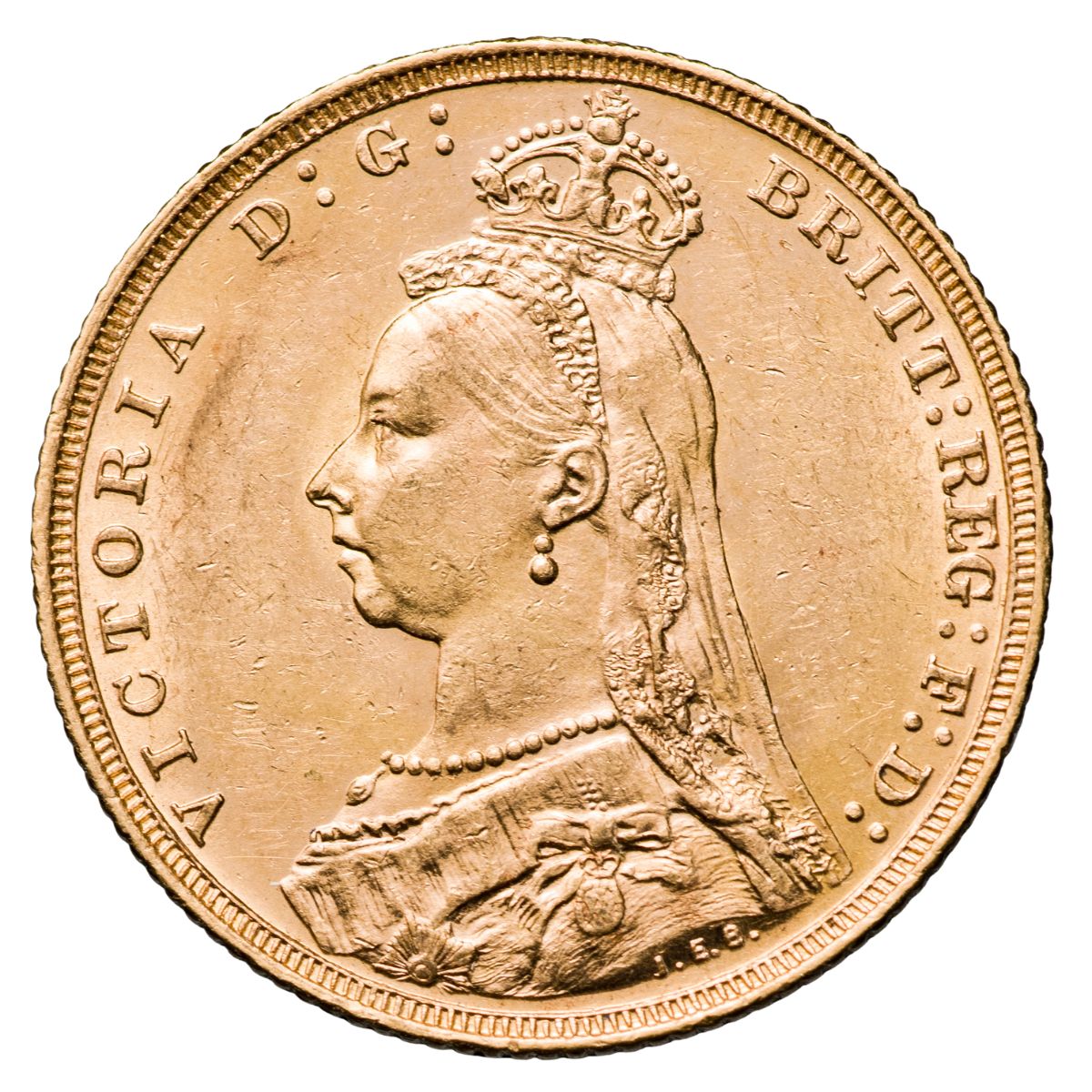 Queen Victoria 1889M Jubilee Gold Sovereign Uncirculated
