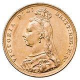 Queen Victoria 1889M Jubilee Gold Sovereign Uncirculated