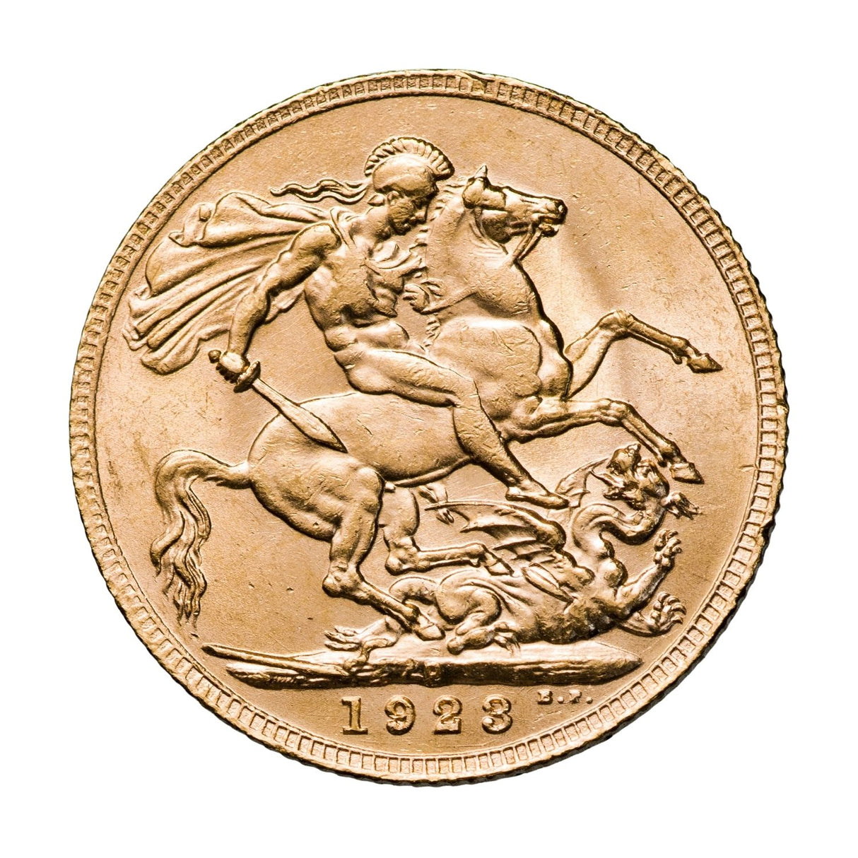 George V 1923P Gold Sovereign Uncirculated